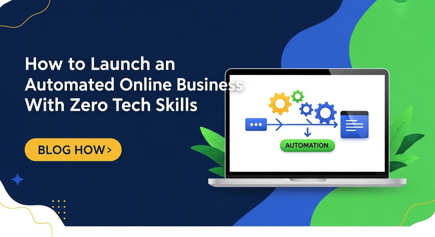 How to Launch an Automated Online Business With Zero Tech Skills