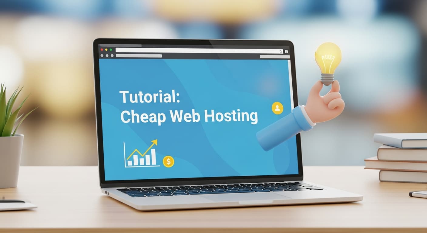 Tutorial Cheap Web Hosting - hero